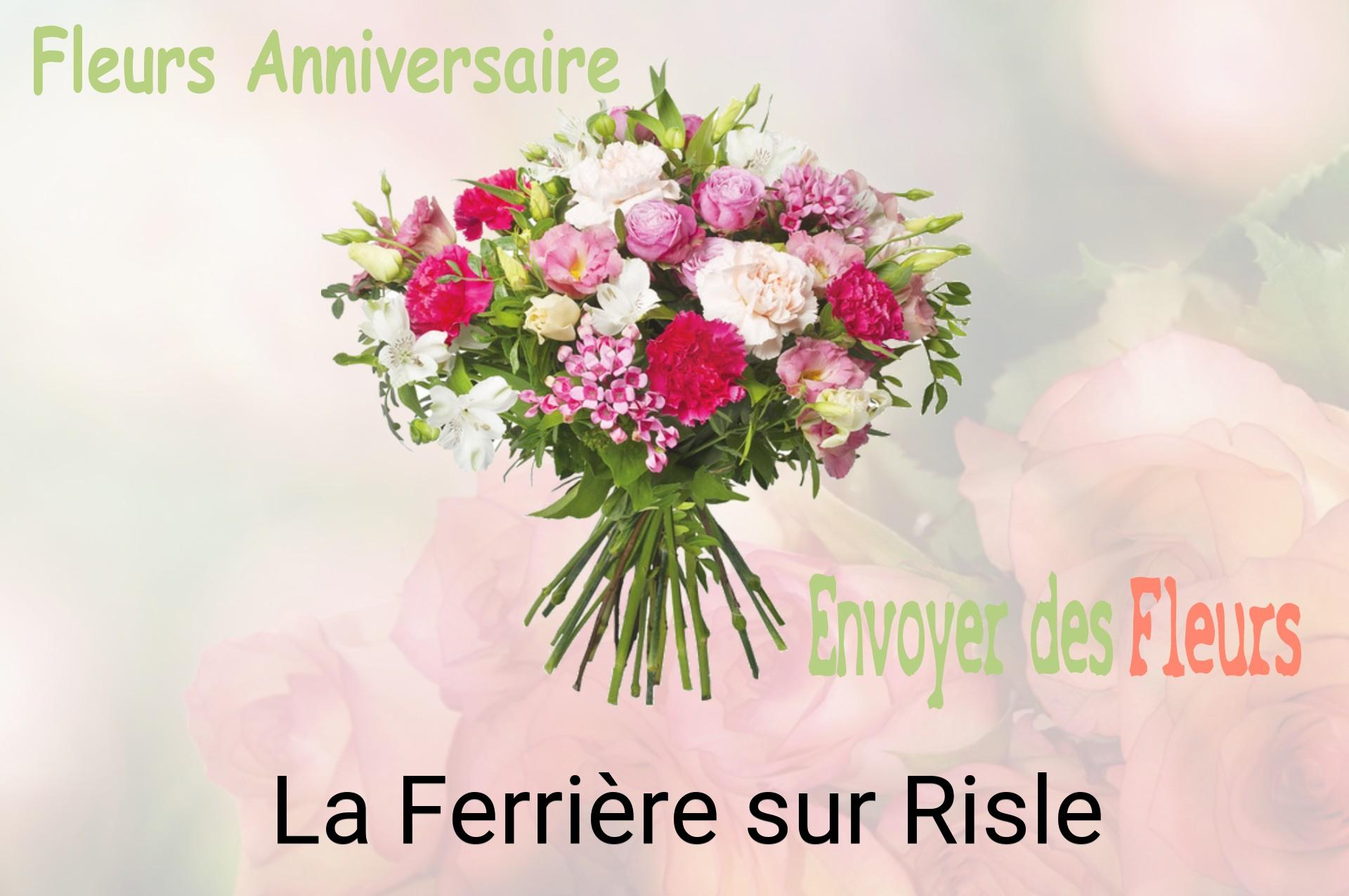 Bouquet de fleurs d’anniversaire livré à La Ferrière-sur-Risle