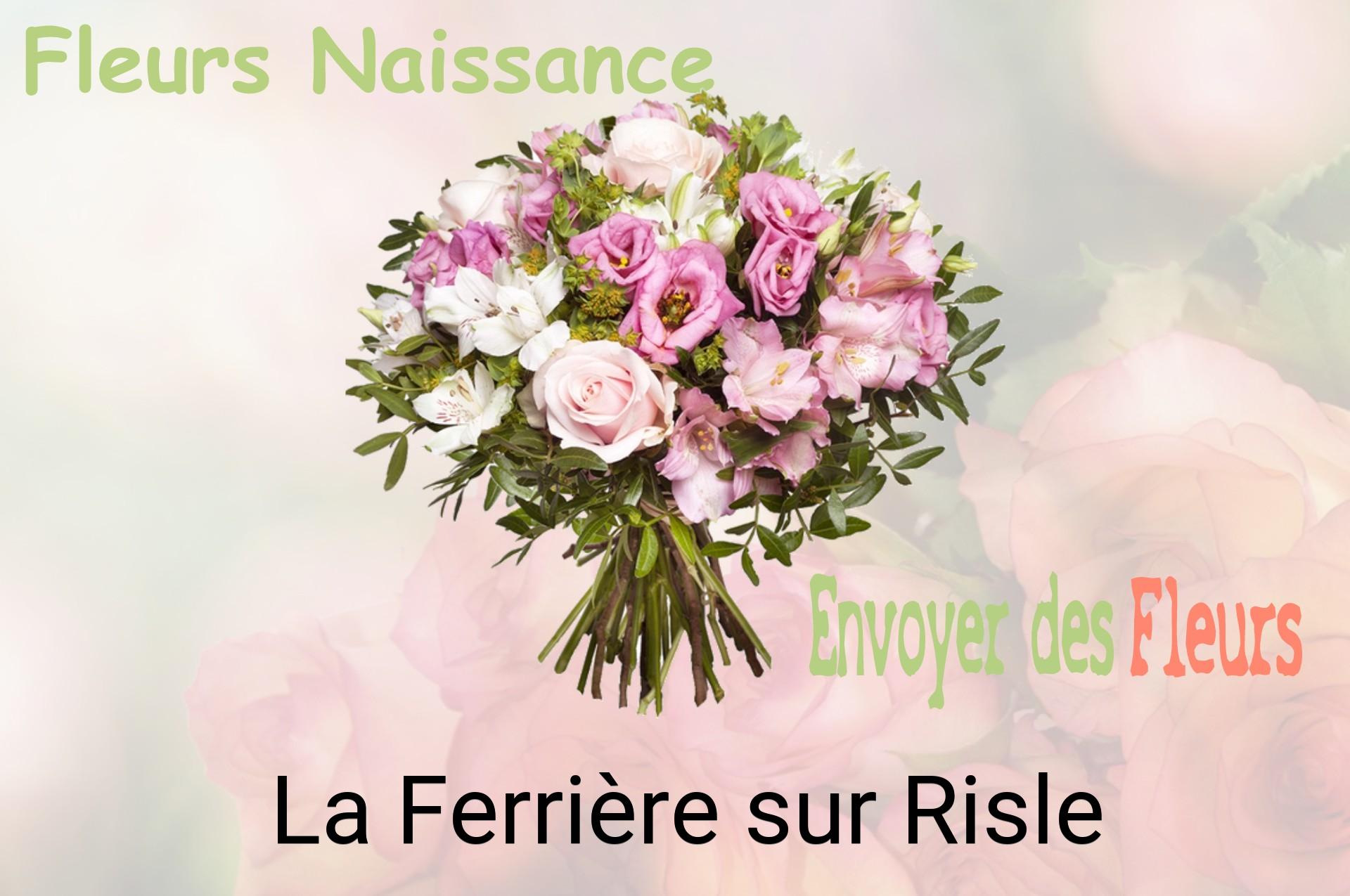 Bouquet de fleurs de naissance livré à La Ferrière-sur-Risle